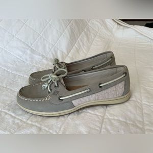 Sperry Angelfish Boat Shoes Women's 7 Gray